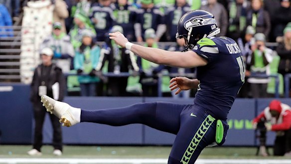 Big kick: Former-AFL hopeful Michael Dickson has been named in the NFL's All Pro team.