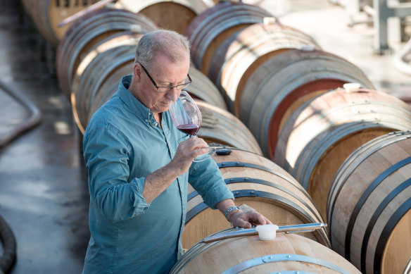 Winemaker John Duval in the Barossa Valley.