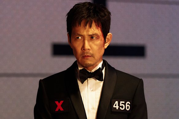 Lee Jung-jae as Seong Gi-hun in season three of Squid Game.