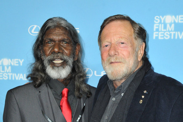 David Gulpilil and Jack Thompson in 2016.