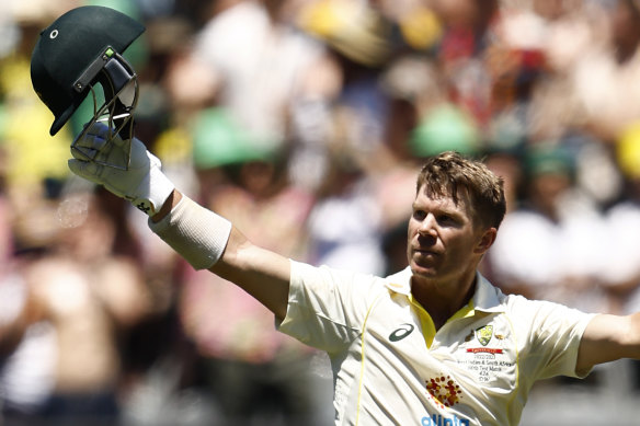 David Warner offered hard evidence that his powers have not diminished.