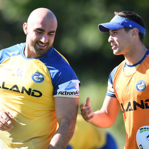 Tim Mannah was a teammate of Mitchell Moses at the Eels and remains on staff there.
