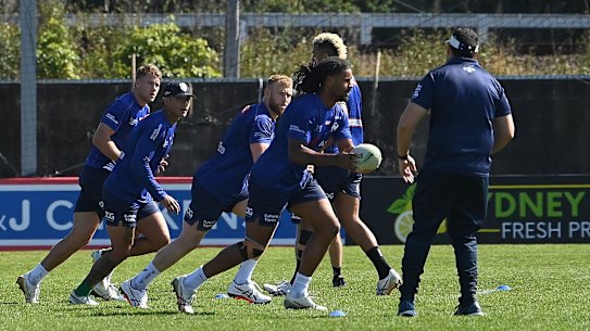 A Bulldogs training session.