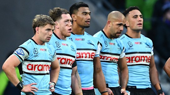 The Sharks want to play their semi-final at home after their big loss to the Storm.