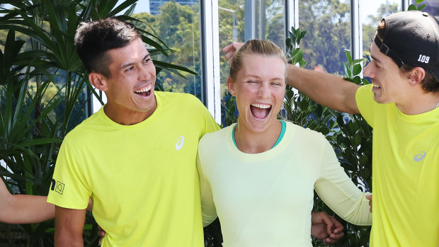 Meet the new glamour couple of Australian tennis