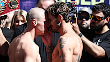 Nikita Tszyu and Benny Mahoney’s face off got fiery.