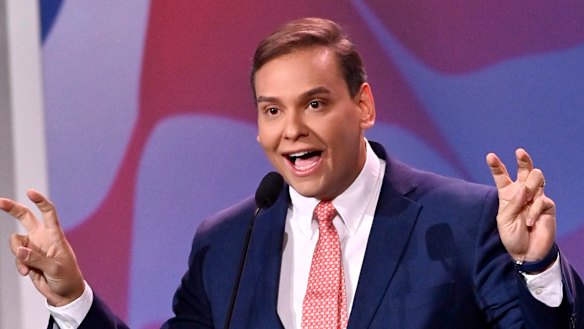 Republican George Santos said he took part in “resume embellishment”.