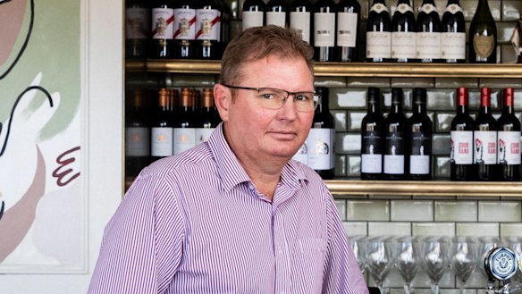 Craig Laundy at the  Woolwich Pier Hotel in Sydney, one of 30 pubs and hotels in the family empire.