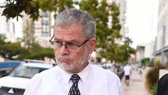 Engineering consultant Thomas Polley leaves the Magistrates Court at Southport on Wednesday.