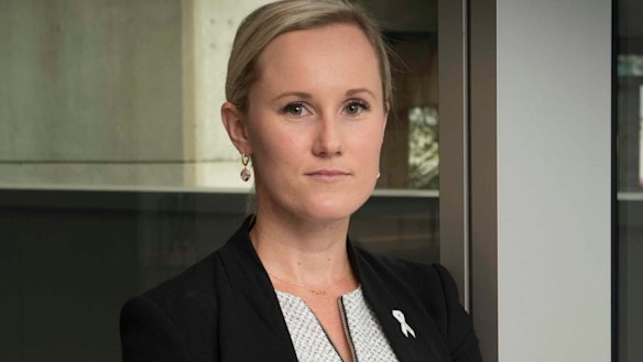 Dr Angela Jay tried to hide her emotions after the attack.