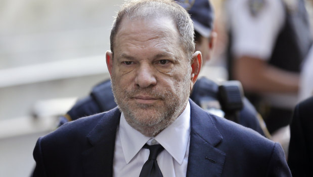 Harvey Weinstein in court in New York last month.