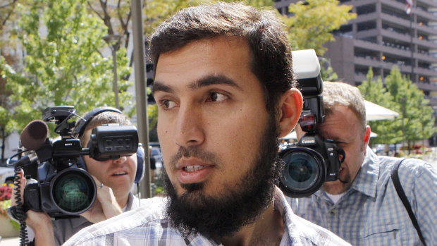 Najibullah Zazi arrives at the offices of the FBI in Denver in 2009 for questioning. 