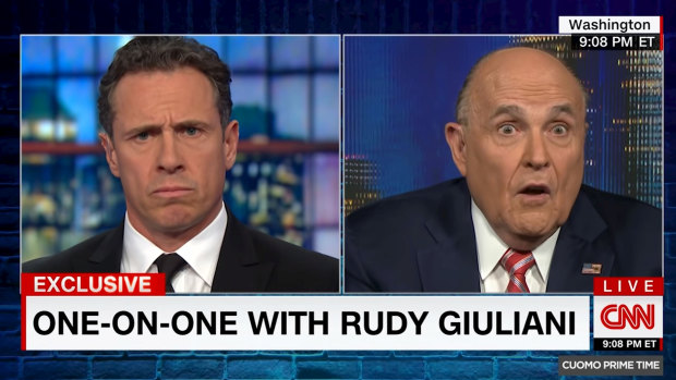 The President asked Giuliani to scale back his public appearances after a string of bizarre TV interviews. 