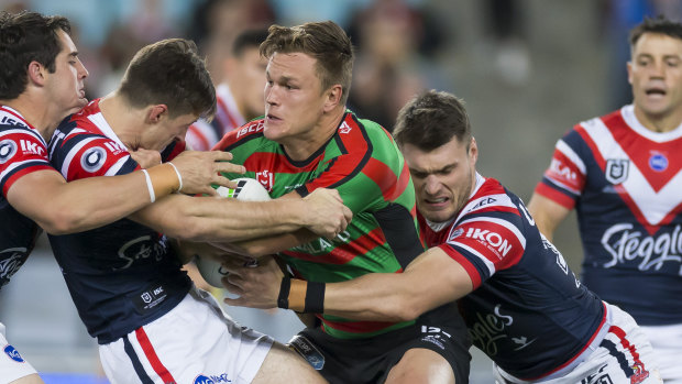 The once-wayward Liam Knight has been a revelation for Bennett's Rabbitohs this season.