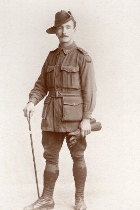 Arthur King, who fought with the Australian troops in World War I.