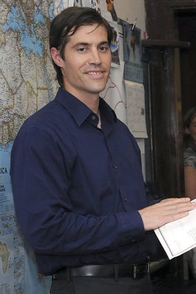 James Foley in 2011, three years before he was killed in Syria. 