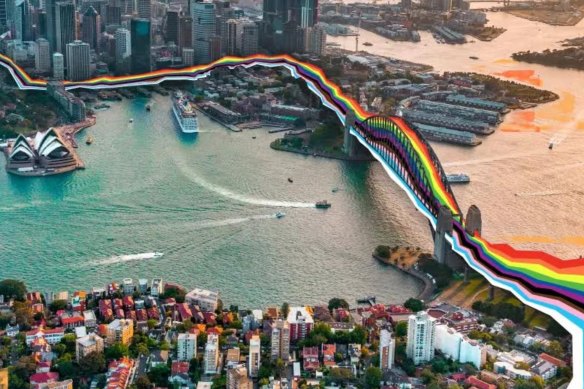 The 50,000-strong Pride March across the Sydney Harbour Bridge will take place on Sunday morning.
