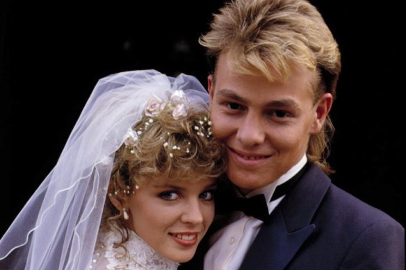 The 1987 wedding of Scott (Donovan) and Charlene (Kylie Minogue) on  <i>Neighbours</i> drew 20 millions British viewers.