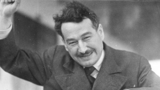 Author Egon Kisch, who had his own victory against Australia’s border control.