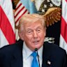 US President Donald Trump in the White House this week.