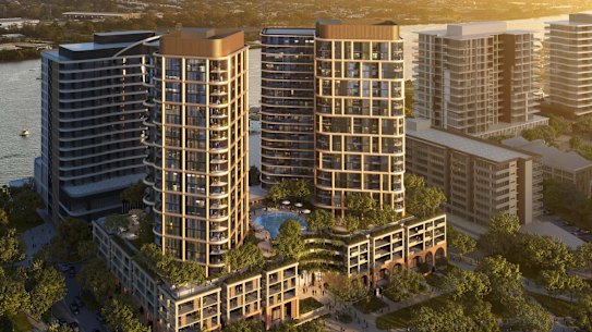 Brookfield has lodged a development application for a dual tower Build to Rent project at Brisbane’s Portside Wharf. 