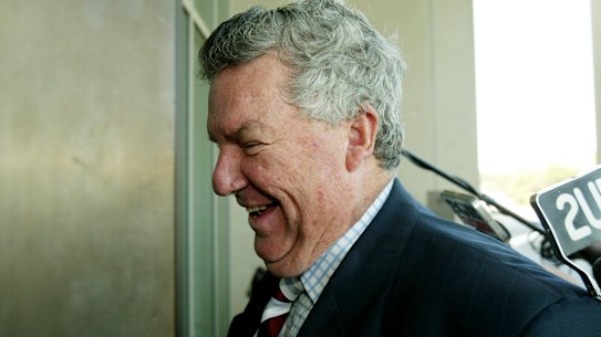 Senator Ron Boswell at Federal Parliament in 2005.