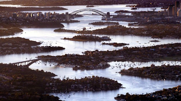 Sydney Harbour captured by photographer Robert Pearce in 2004.