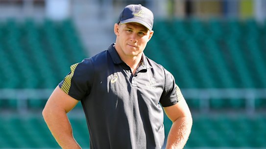 Out: Michael Hooper has been ruled out of Australia's final pool match on Friday against Georgia. 