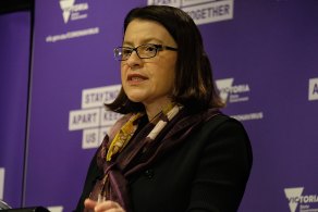 Health Minister Jenny Mikakos says visitors to hospitals and aged care homes will be limited.