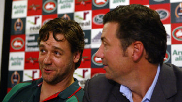Actor Russell Crowe and businessman Peter Holmes a Court purchased South Sydney in 2005.