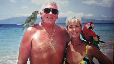Darrell Eastlake with his wife Julie. 