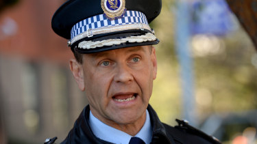 NSW Police Assistant Commissioner Mark Jones speaks to reporters on Saturday about the young couple's deaths.