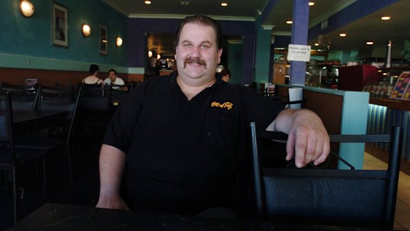 Former Central Cafe owner Victor Prineas opened a cafe of the same name in Gungahlin.