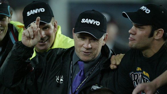 John Lang after the 2003 grand final.