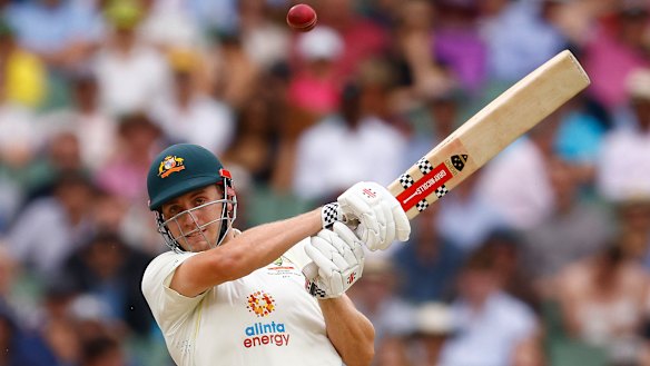 Cameron Green overcame a serious finger injury to bat on Wednesday.