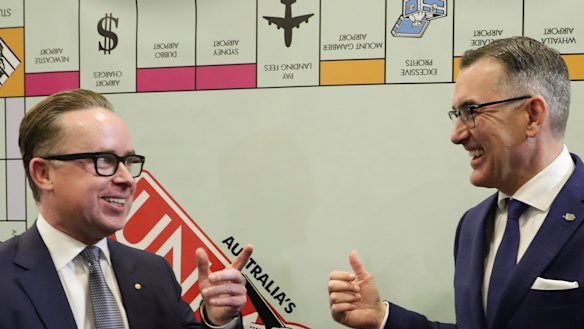 Rivals even during happier times, Alan Joyce and Paul Scurrah have become fierce opponents in the battle for government help.