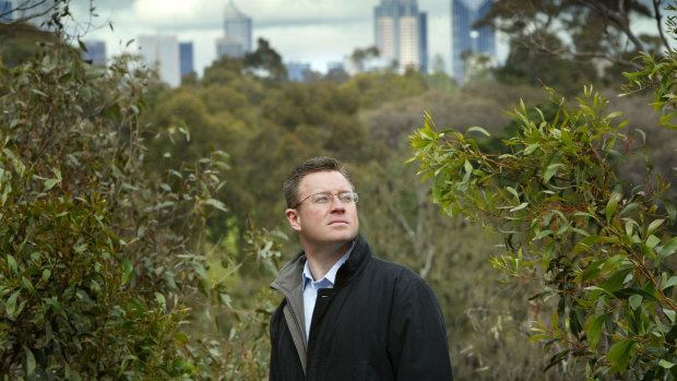 Simon Toop at the bats' new home in Yarra Bend.