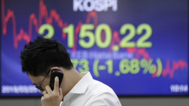 South Korea's sharemarket has been dominated by some very modern stocks. 
