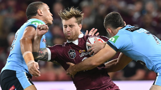 Wally Lewis Medal winner Cameron Munster had a night to remember for Queensland in the series decider last year.