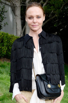 Stella McCartney, pictured in 2018, has become a champion of vegan leather.