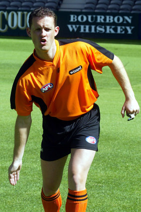Former umpire Shane McInerney.