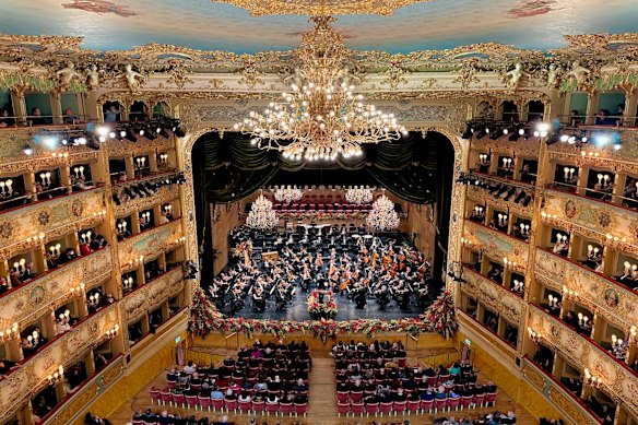 La Fenice Opera House in Venice.