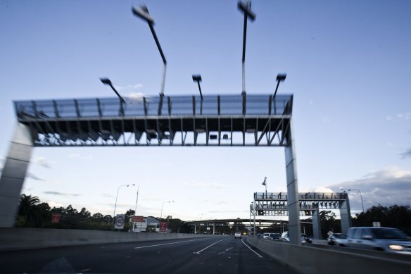 The M2 motorway in Sydney's north.