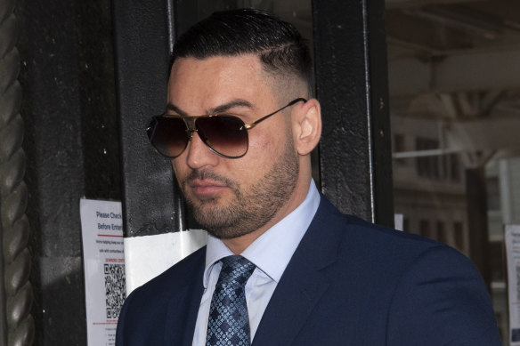 A file image of Salim Mehajer in November 2020. The jury has been told he is currently in custody.