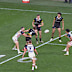 Jack Cole throws a pass to Casey McLean.