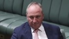 Comeback: Deputy Prime Minister Barnaby Joyce in parliament last week.