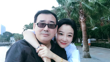 Australian writer Yang Hengjun, pictured with his wife, Yuan Xiaoliang.