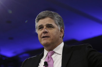 Fox News presenter Sean Hannity has previously defended former US president Donald Trump.