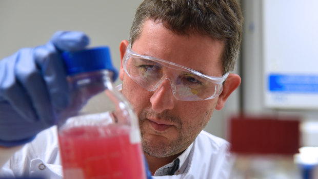 University of Queensland synthetic biology expert Professor Esteban Marcellin.