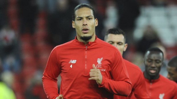 Leadership: Virgil van Dijk has added another dimension to Liverpool's backline this season.
